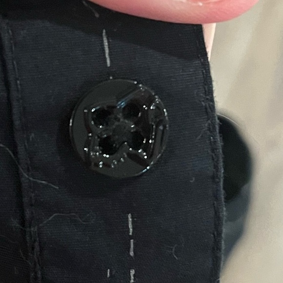 Fox Racing Men’s Black Long Sleeve Button Up Shirt Size L Casual Moto Style - Picture 4 of 10